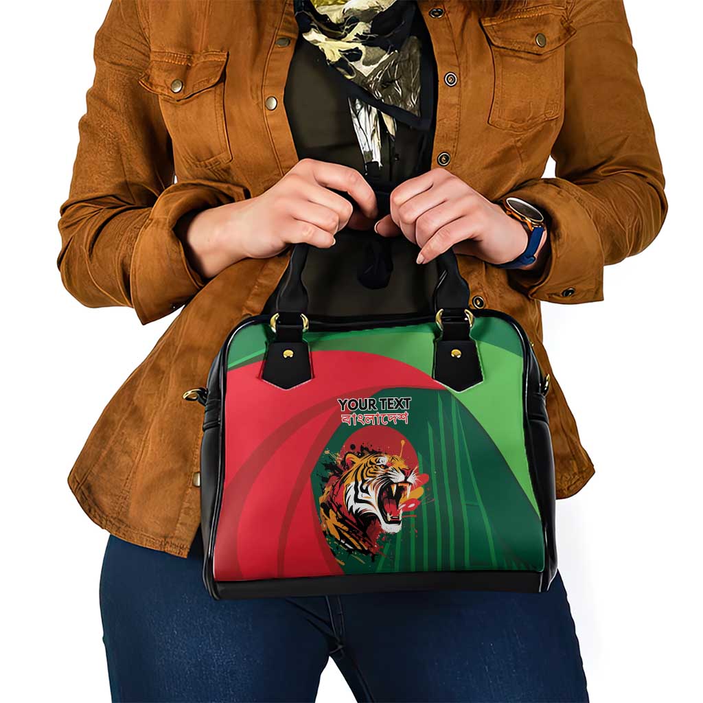 Royal Bengal Tiger Bangladesh Personalized Shoulder Handbag - Wonder Print Shop