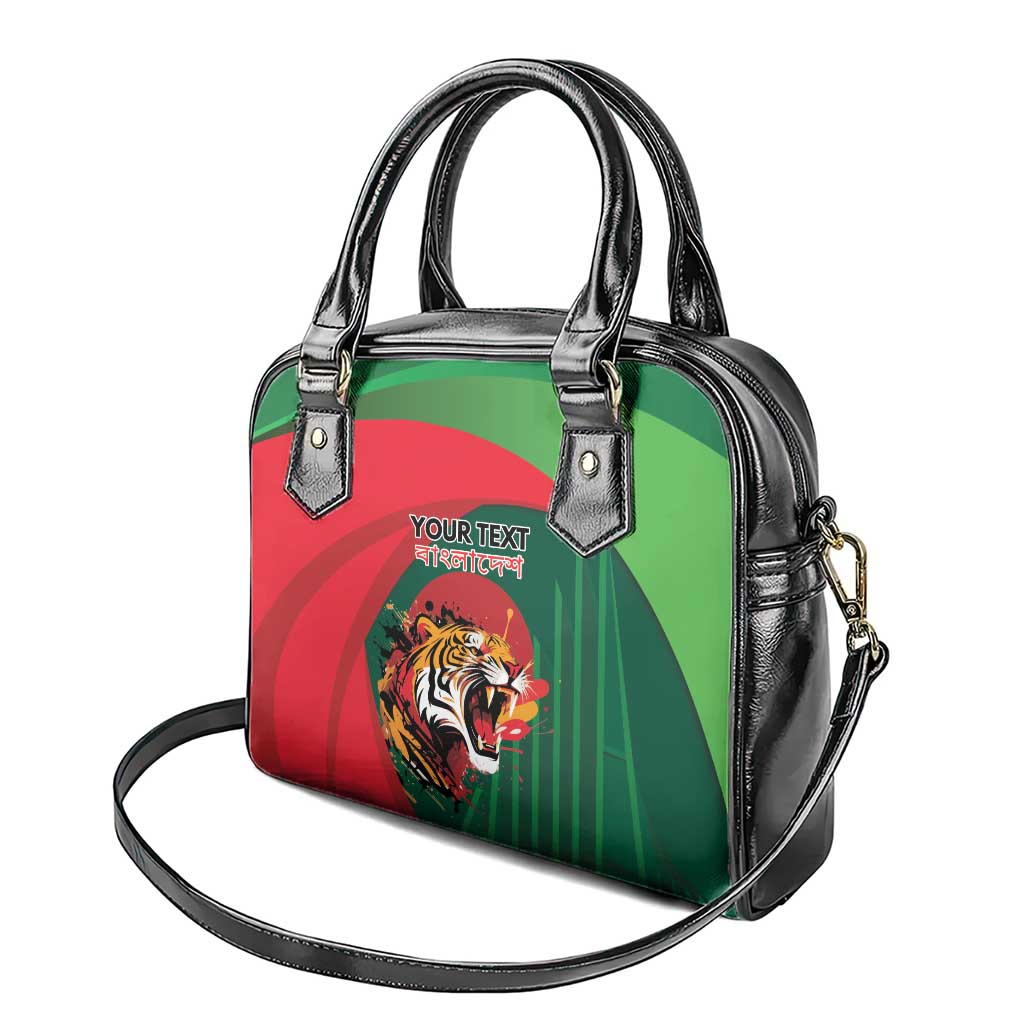 Royal Bengal Tiger Bangladesh Personalized Shoulder Handbag - Wonder Print Shop