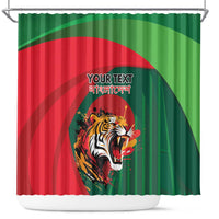 Royal Bengal Tiger Bangladesh Personalized Shower Curtain - Wonder Print Shop