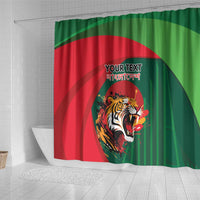 Royal Bengal Tiger Bangladesh Personalized Shower Curtain - Wonder Print Shop