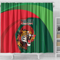 Royal Bengal Tiger Bangladesh Personalized Shower Curtain - Wonder Print Shop