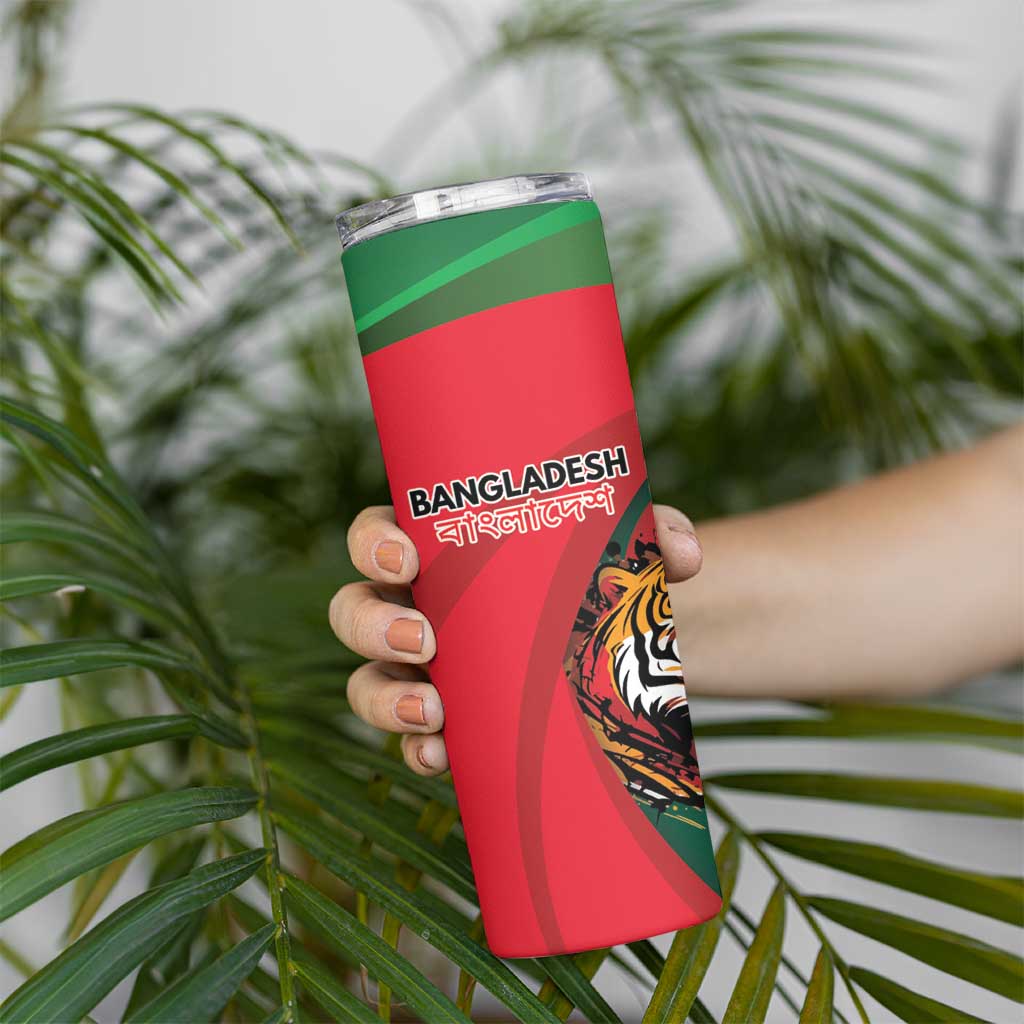 Royal Bengal Tiger Bangladesh Personalized Skinny Tumbler - Wonder Print Shop