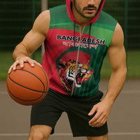 Royal Bengal Tiger Bangladesh Personalized Sleeveless Zip Hoodie - Wonder Print Shop