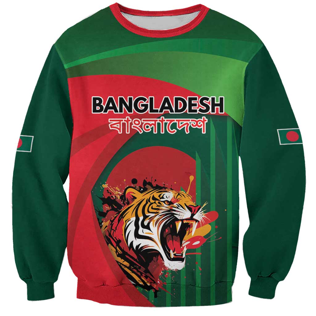 Royal Bengal Tiger Bangladesh Personalized Sweatshirt - Wonder Print Shop