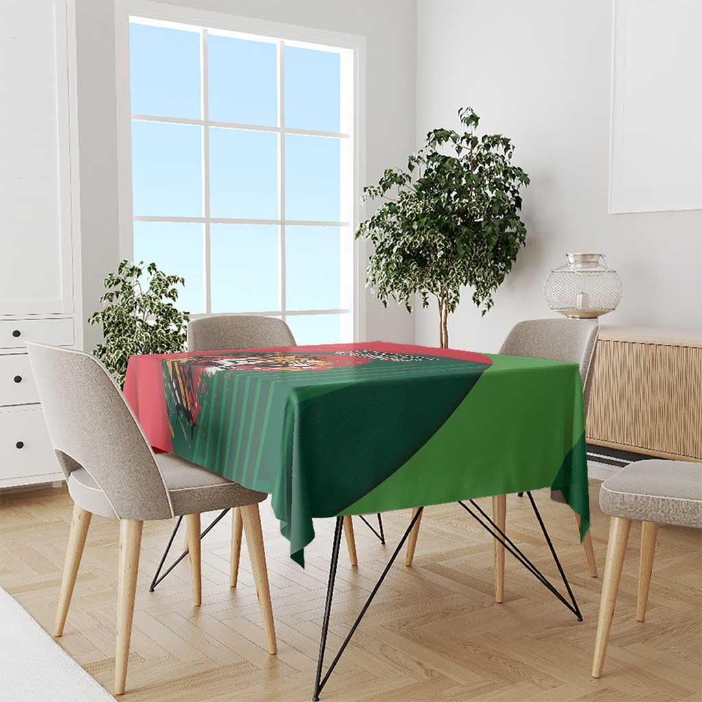 Royal Bengal Tiger Bangladesh Personalized Tablecloth - Wonder Print Shop