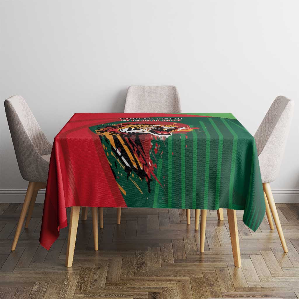 Royal Bengal Tiger Bangladesh Personalized Tablecloth - Wonder Print Shop