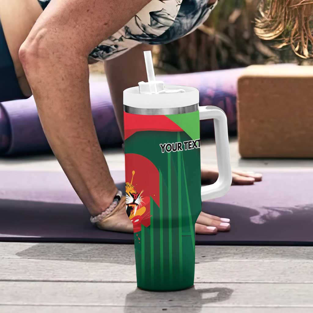 Royal Bengal Tiger Bangladesh Personalized Tumbler With Handle - Wonder Print Shop