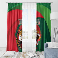 Royal Bengal Tiger Bangladesh Personalized Window Curtain - Wonder Print Shop