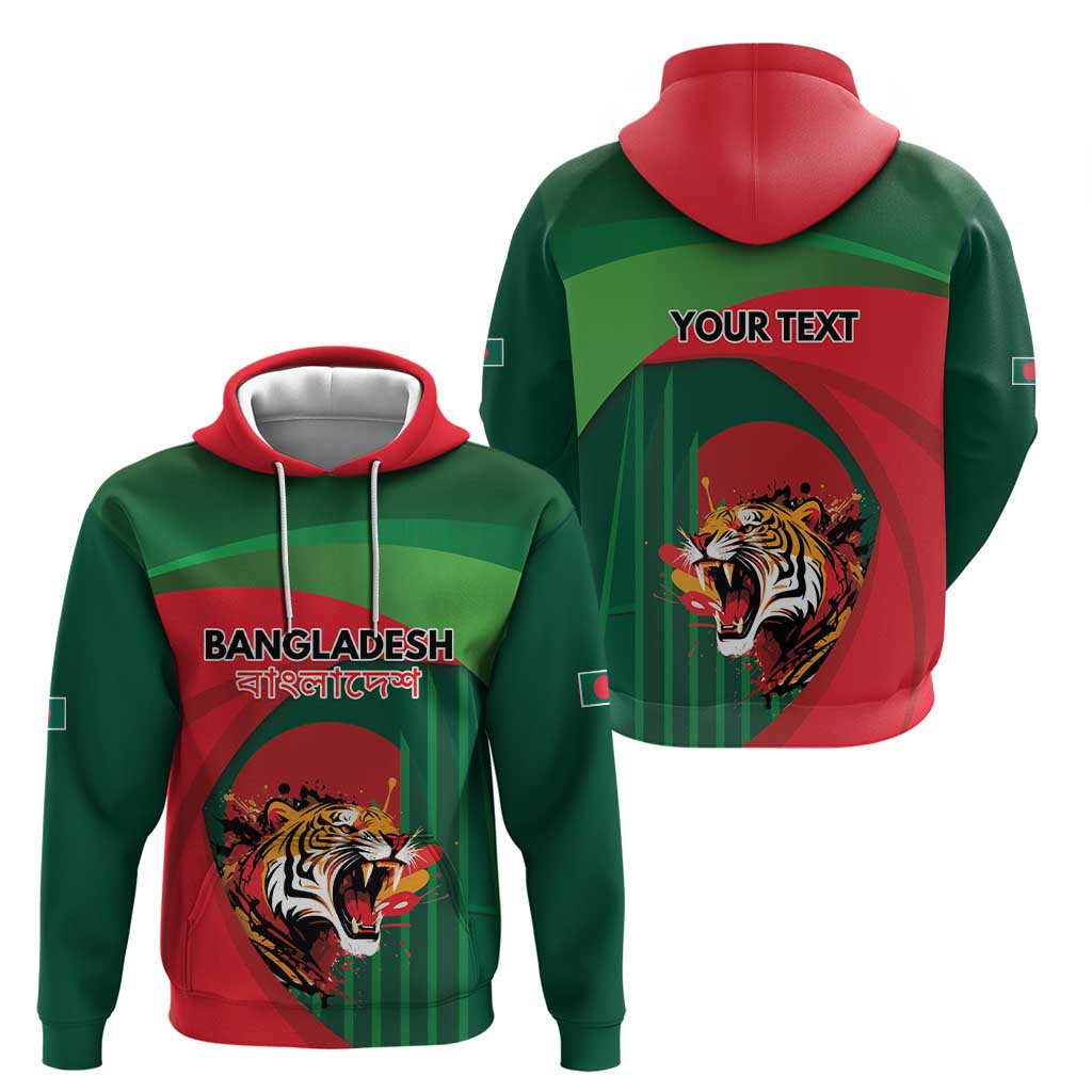 Royal Bengal Tiger Bangladesh Personalized Zip Hoodie - Wonder Print Shop