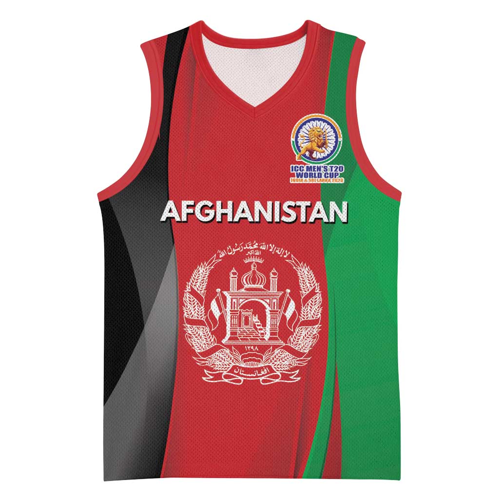 Custom Afghanistan Cricket Spirit 2026 Basketball Jersey World T20 Edition - Wonder Print Shop