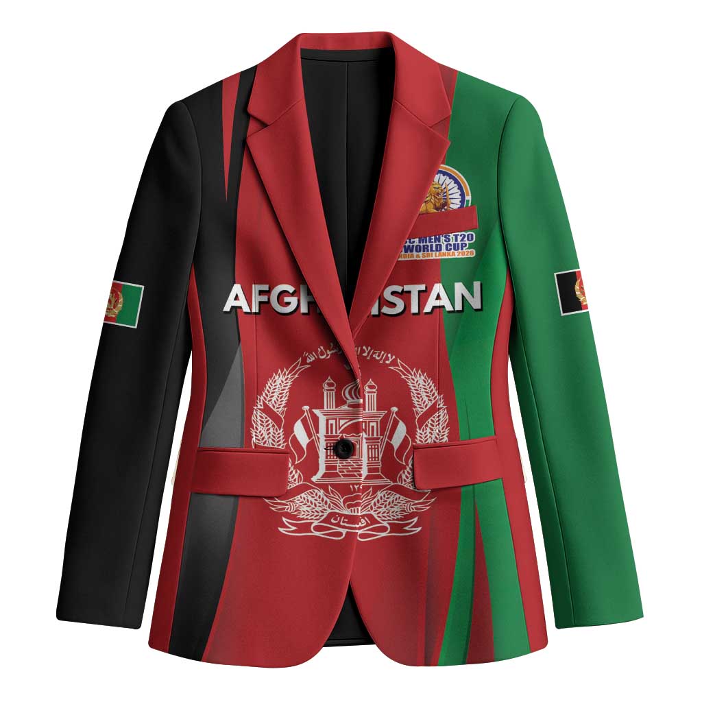 Custom Afghanistan Cricket Spirit 2026 Blazer World T20 Edition - Wonder Print Shop