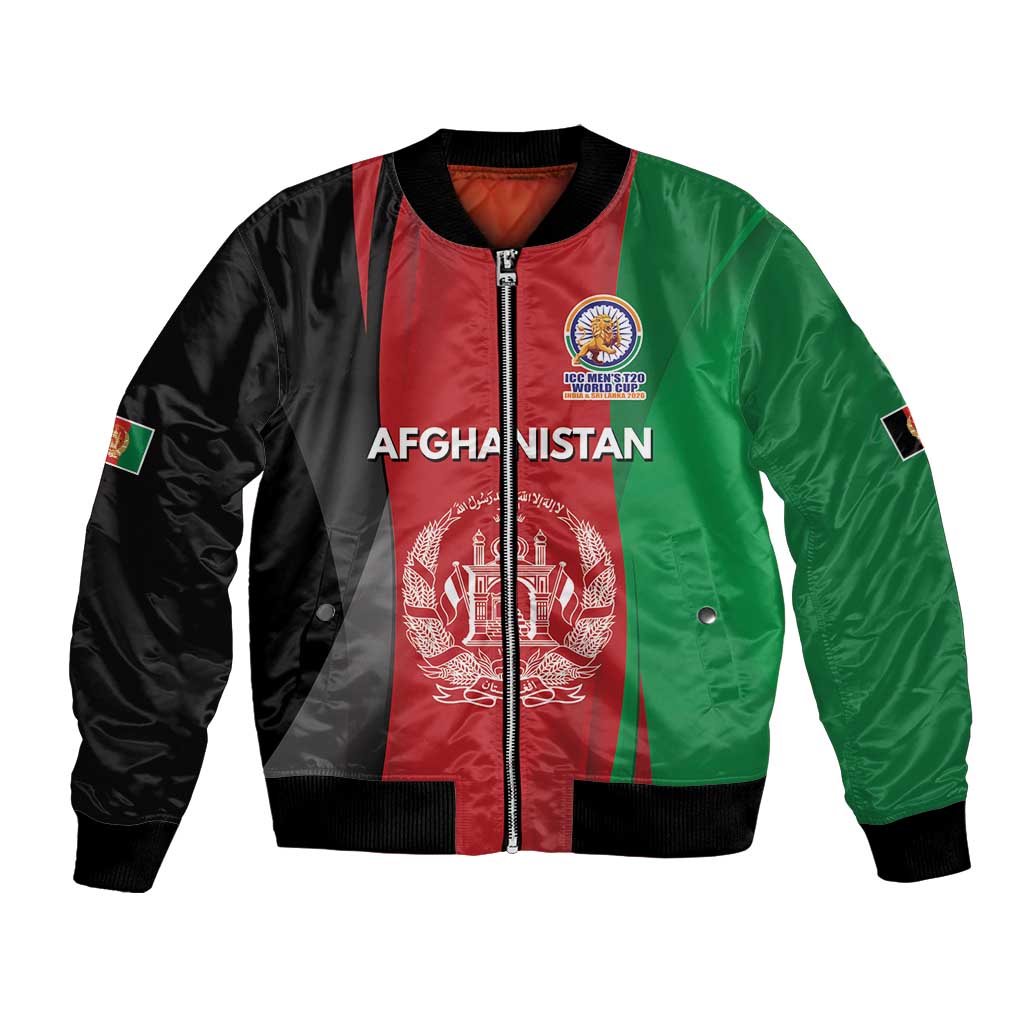 Custom Afghanistan Cricket Spirit 2026 Bomber Jacket World T20 Edition - Wonder Print Shop
