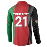 Custom Afghanistan Cricket Spirit 2026 Button Sweatshirt World T20 Edition - Wonder Print Shop