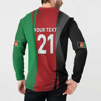 Custom Afghanistan Cricket Spirit 2026 Button Sweatshirt World T20 Edition - Wonder Print Shop