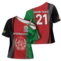 Custom Afghanistan Cricket Spirit 2026 Cross Shoulder Shirt World T20 Edition - Wonder Print Shop