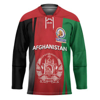 Custom Afghanistan Cricket Spirit 2026 Hockey Jersey World T20 Edition - Wonder Print Shop