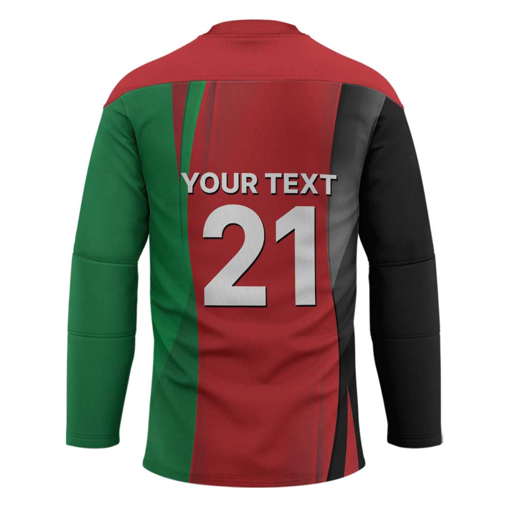 Custom Afghanistan Cricket Spirit 2026 Hockey Jersey World T20 Edition - Wonder Print Shop