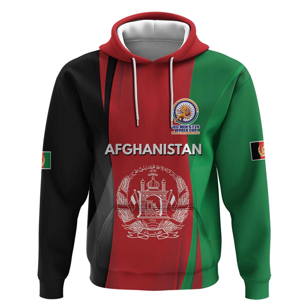 Custom Afghanistan Cricket Spirit 2026 Hoodie World T20 Edition - Wonder Print Shop