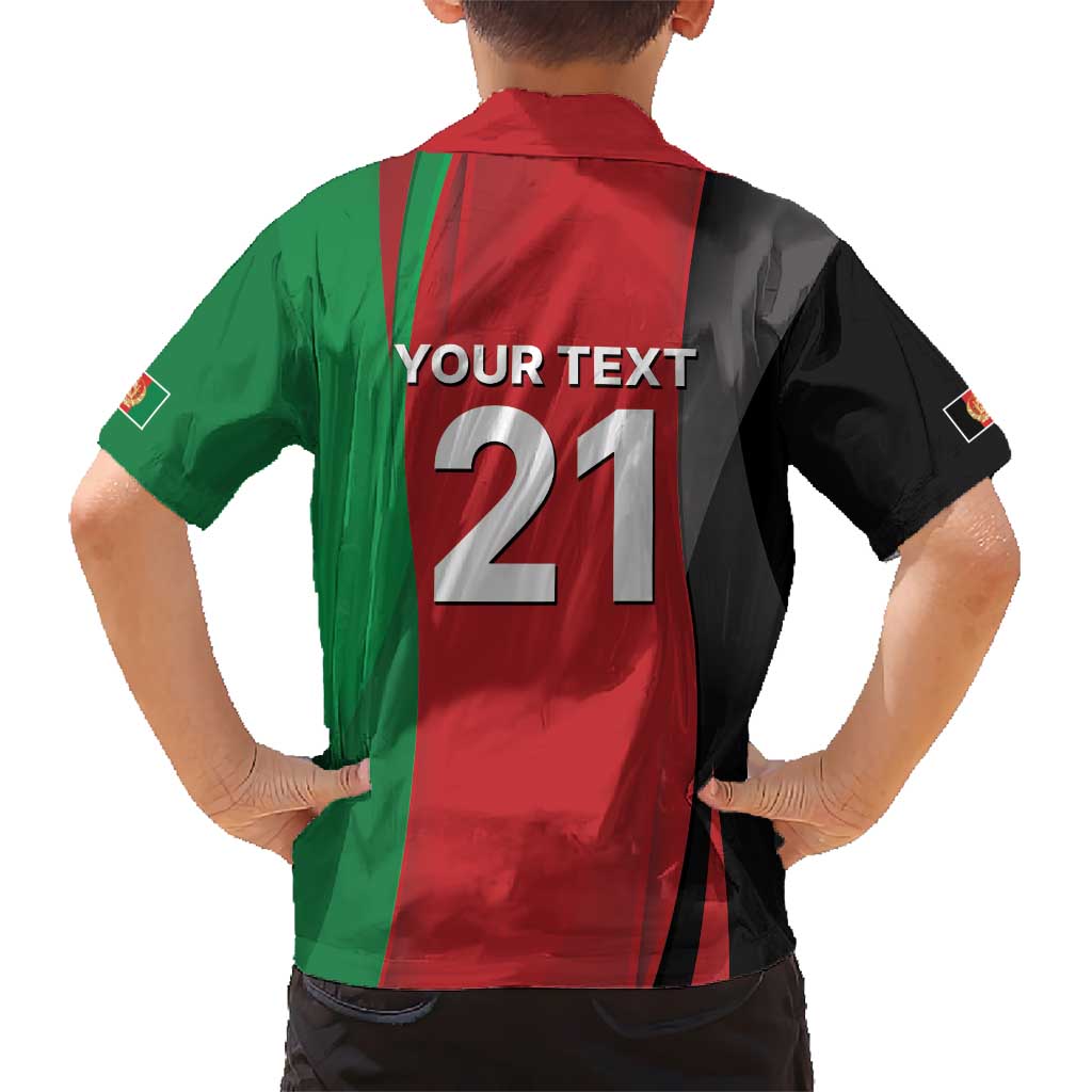Custom Afghanistan Cricket Spirit 2026 Kid Hawaiian Shirt World T20 Edition - Wonder Print Shop
