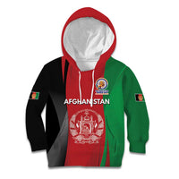 Custom Afghanistan Cricket Spirit 2026 Kid Hoodie World T20 Edition - Wonder Print Shop