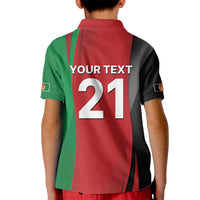 Custom Afghanistan Cricket Spirit 2026 Kid Polo Shirt World T20 Edition - Wonder Print Shop