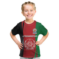Custom Afghanistan Cricket Spirit 2026 Kid T Shirt World T20 Edition - Wonder Print Shop