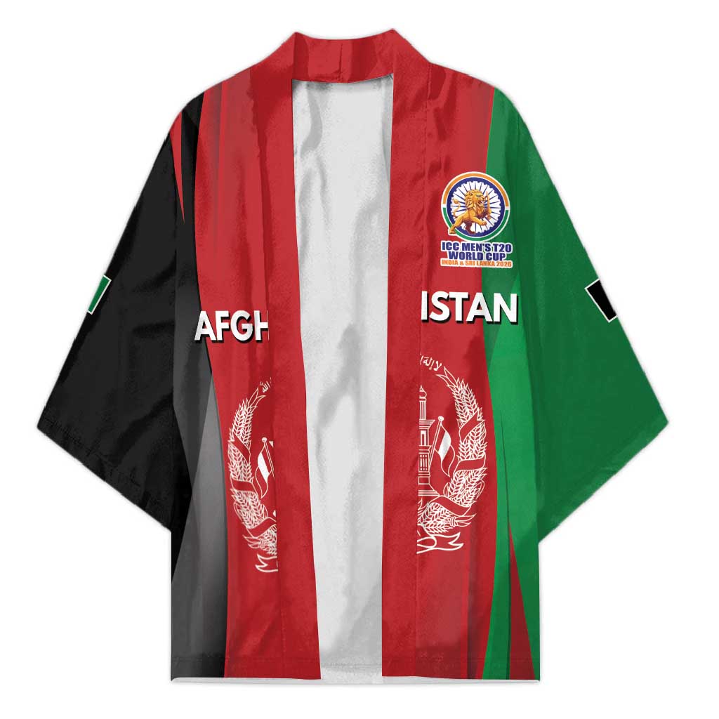 Custom Afghanistan Cricket Spirit 2026 Kimono World T20 Edition - Wonder Print Shop
