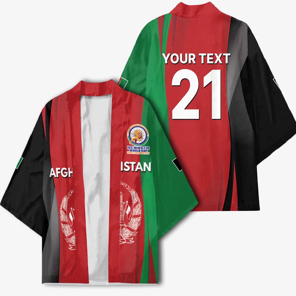 Custom Afghanistan Cricket Spirit 2026 Kimono World T20 Edition - Wonder Print Shop