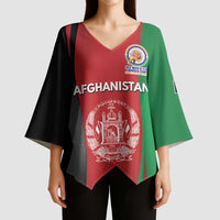 Custom Afghanistan Cricket Spirit 2026 Kimono Sleeve Blouse World T20 Edition - Wonder Print Shop