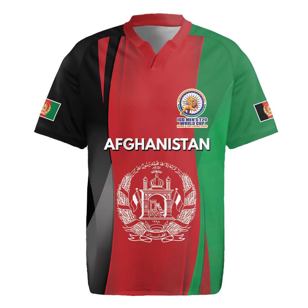 Custom Afghanistan Cricket Spirit 2026 Rugby Jersey World T20 Edition - Wonder Print Shop
