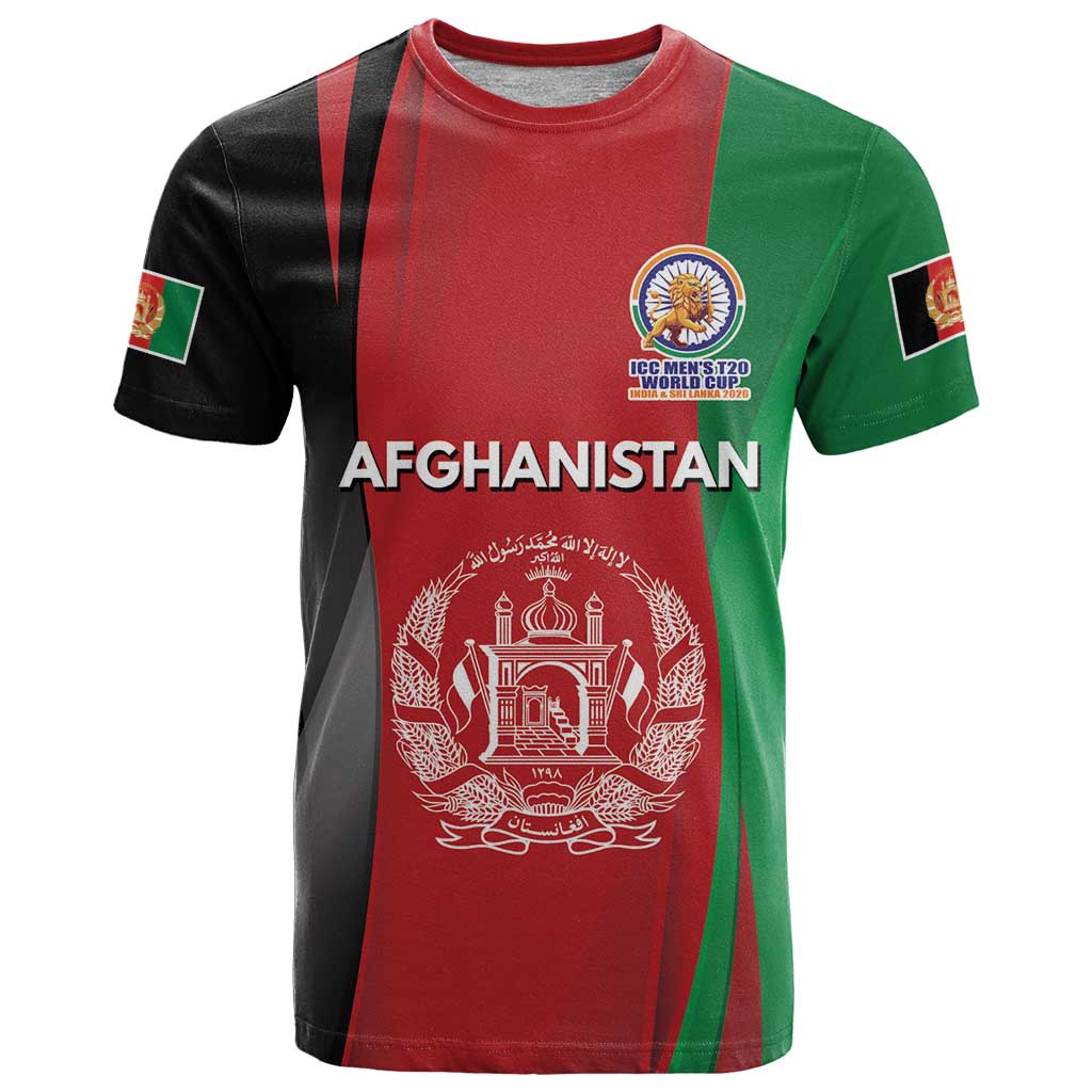 Custom Afghanistan Cricket Spirit 2026 T Shirt World T20 Edition - Wonder Print Shop
