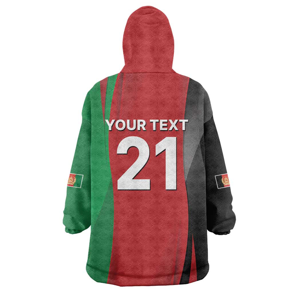 Custom Afghanistan Cricket Spirit 2026 Wearable Blanket Hoodie World T20 Edition - Wonder Print Shop