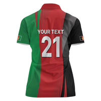 Custom Afghanistan Cricket Spirit 2026 Women Polo Shirt World T20 Edition - Wonder Print Shop