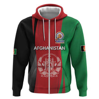 Custom Afghanistan Cricket Spirit 2026 Zip Hoodie World T20 Edition - Wonder Print Shop