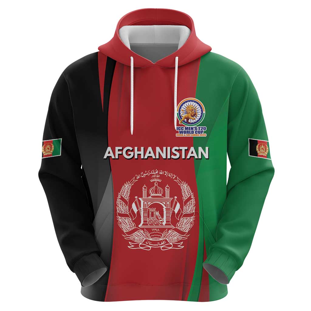 Custom Afghanistan Cricket Spirit 2026 Zip Hoodie World T20 Edition - Wonder Print Shop