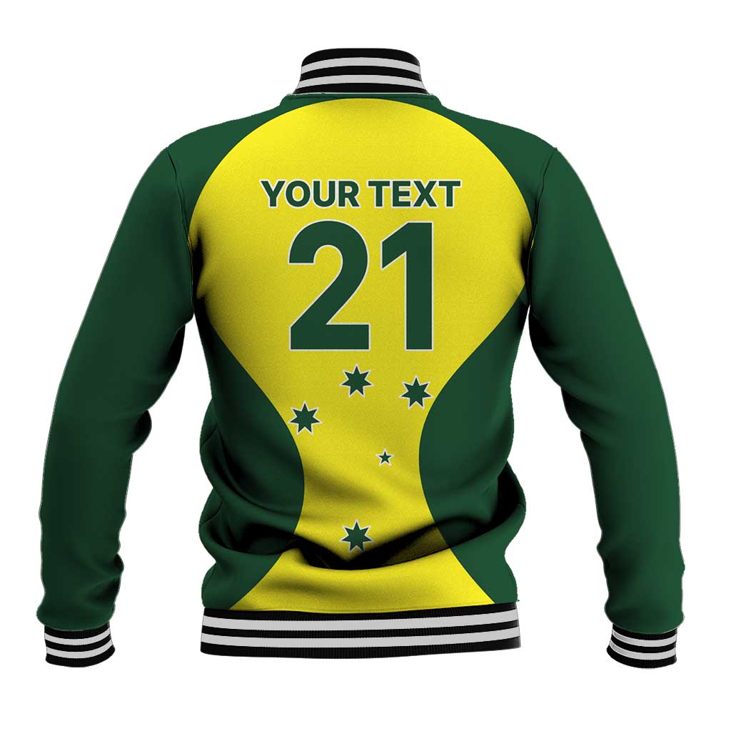 Custom Australia Cricket Spirit 2026 Baseball Jacket World T20 Edition - Wonder Print Shop