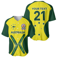 Custom Australia Cricket Spirit 2026 Baseball Jersey World T20 Edition - Wonder Print Shop