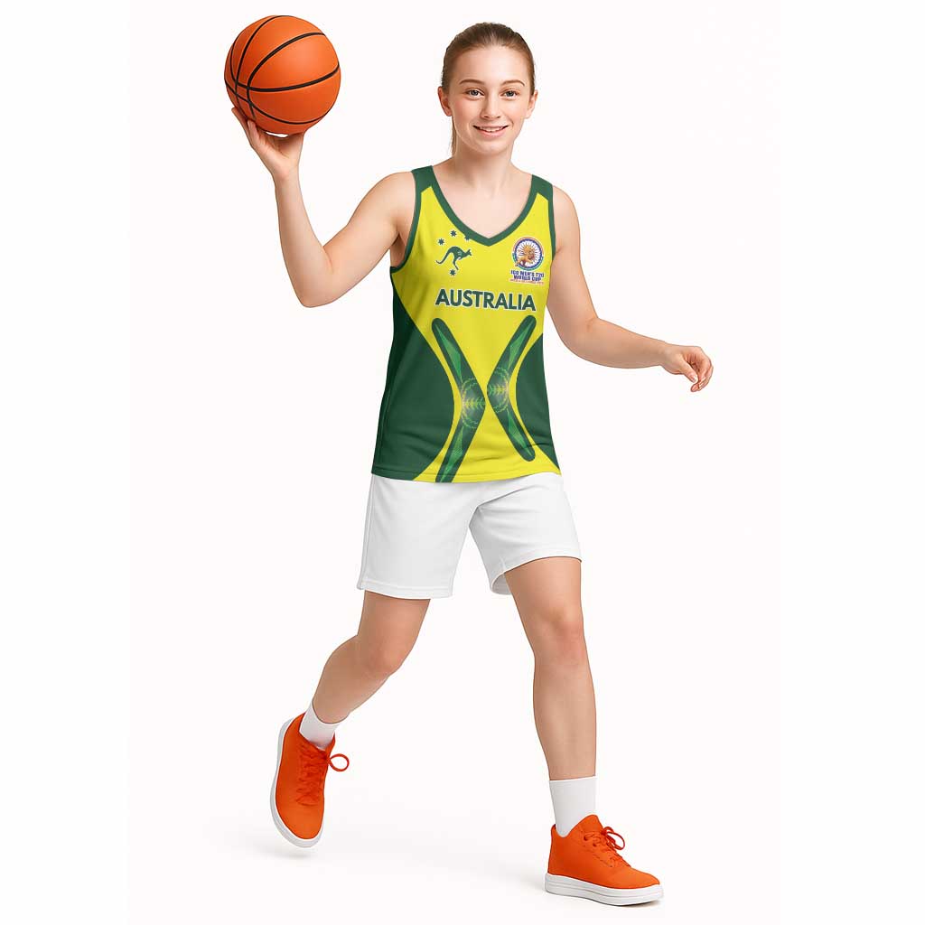 Custom Australia Cricket Spirit 2026 Basketball Jersey World T20 Edition - Wonder Print Shop