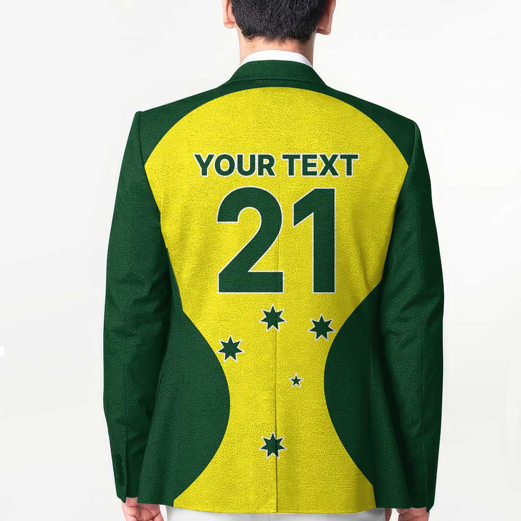 Custom Australia Cricket Spirit 2026 Blazer World T20 Edition - Wonder Print Shop