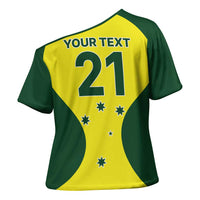 Custom Australia Cricket Spirit 2026 Cross Shoulder Shirt World T20 Edition - Wonder Print Shop
