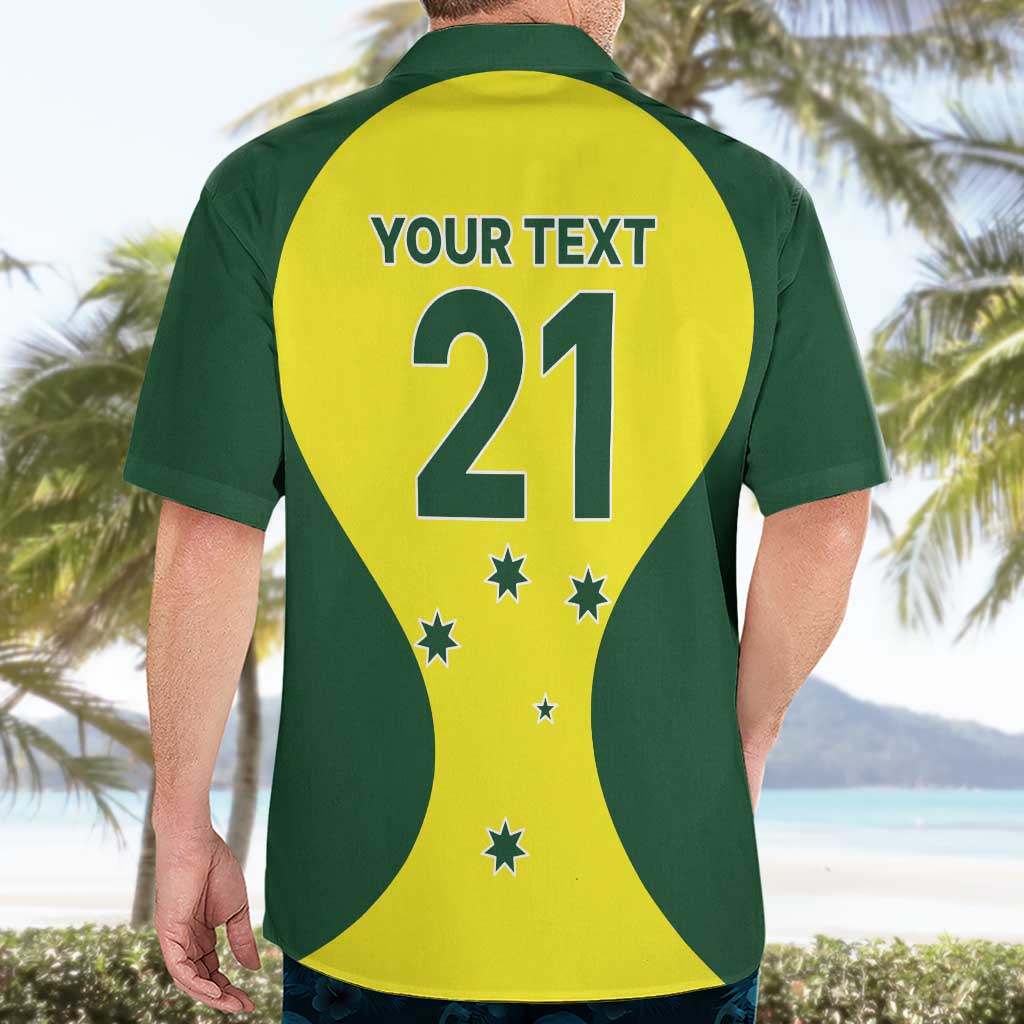Custom Australia Cricket Spirit 2026 Hawaiian Shirt World T20 Edition - Wonder Print Shop