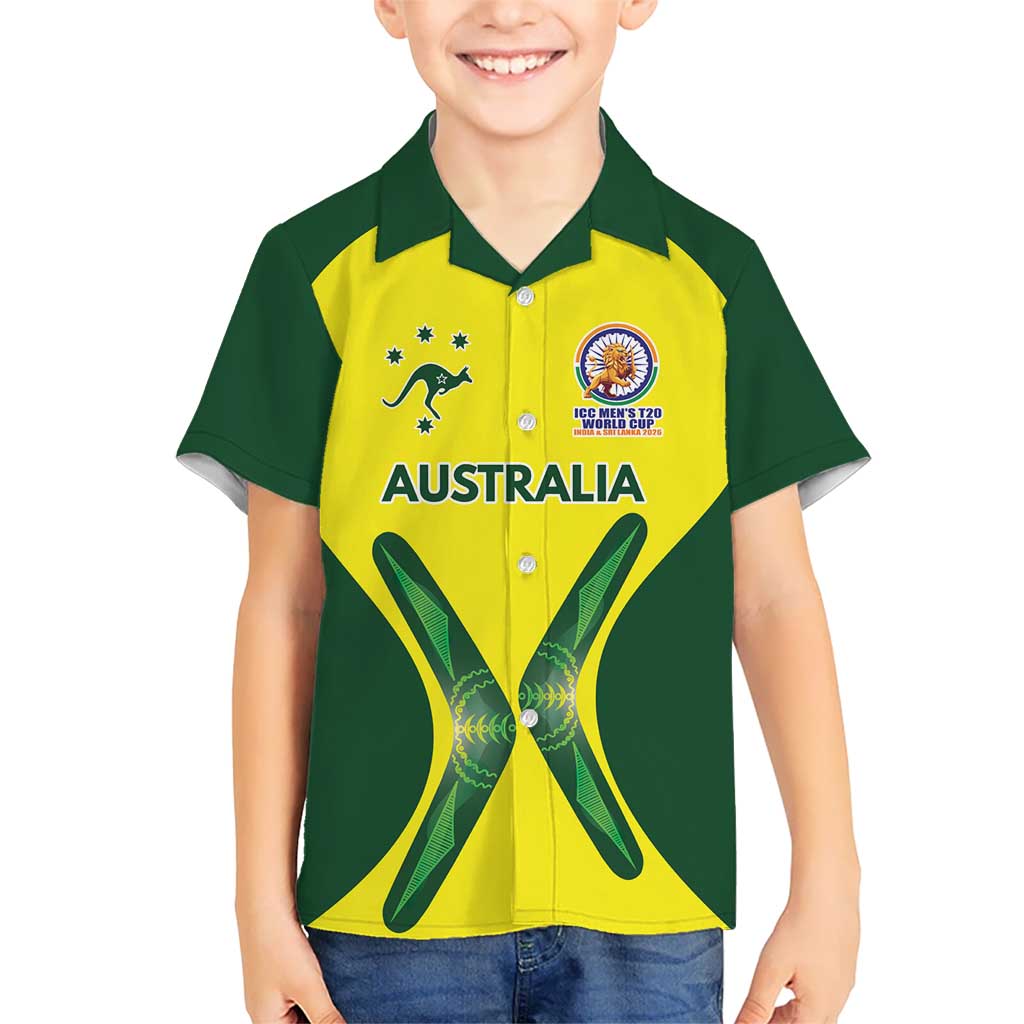 Custom Australia Cricket Spirit 2026 Hawaiian Shirt World T20 Edition - Wonder Print Shop