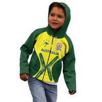 Custom Australia Cricket Spirit 2026 Kid Hoodie World T20 Edition - Wonder Print Shop