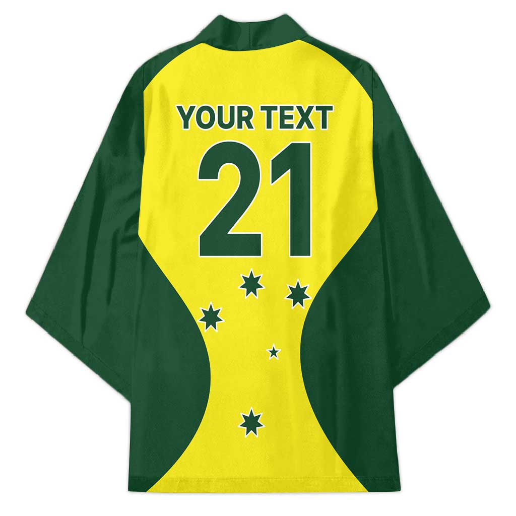 Custom Australia Cricket Spirit 2026 Kimono World T20 Edition - Wonder Print Shop
