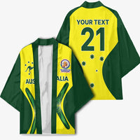 Custom Australia Cricket Spirit 2026 Kimono World T20 Edition - Wonder Print Shop