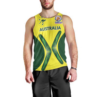Custom Australia Cricket Spirit 2026 Men Tank Top World T20 Edition - Wonder Print Shop