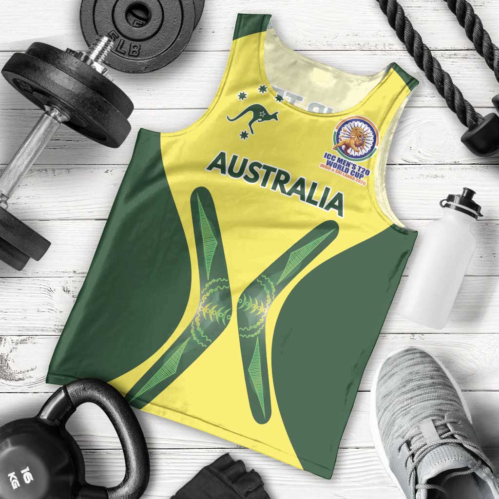 Custom Australia Cricket Spirit 2026 Men Tank Top World T20 Edition - Wonder Print Shop