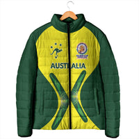Custom Australia Cricket Spirit 2026 Padded Jacket World T20 Edition - Wonder Print Shop