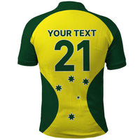 Custom Australia Cricket Spirit 2026 Polo Shirt World T20 Edition - Wonder Print Shop