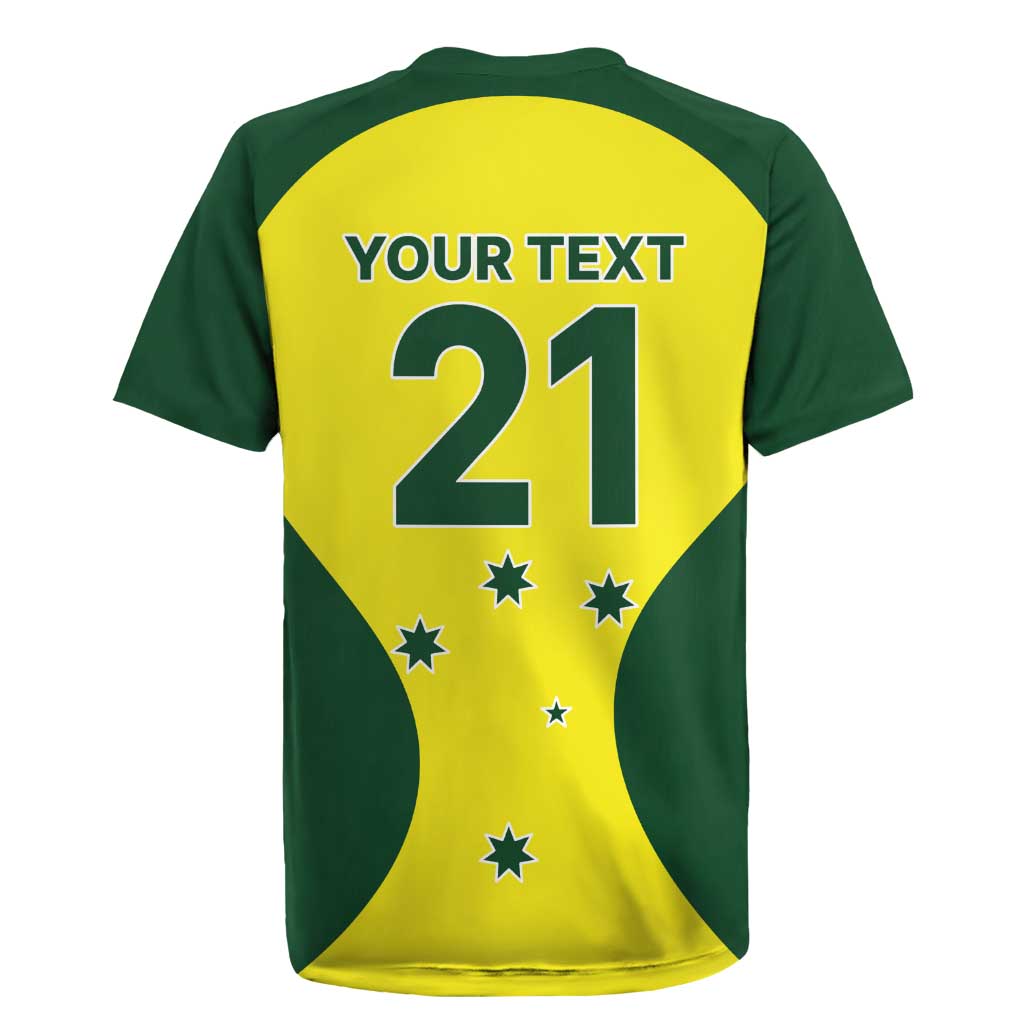 Custom Australia Cricket Spirit 2026 Rugby Jersey World T20 Edition - Wonder Print Shop